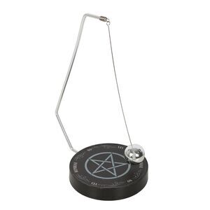 Something Different Gothic Pentagram Pendulum Decision Maker / Black/White